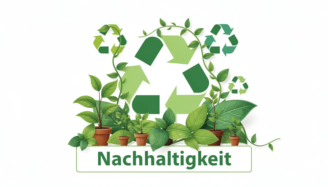 Environmental benefits and sustainability of Melinex® films The image shows recycling symbols surrounded by green plants, symbolizing sustainability. The combination of environmentally friendly elements and the symbols illustrates the importance of recycling and the use of materials such as polyester films and Melinex in various applications.
