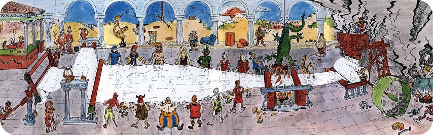 Grafische Darstellung einer BO-PET Folien Herstellung 