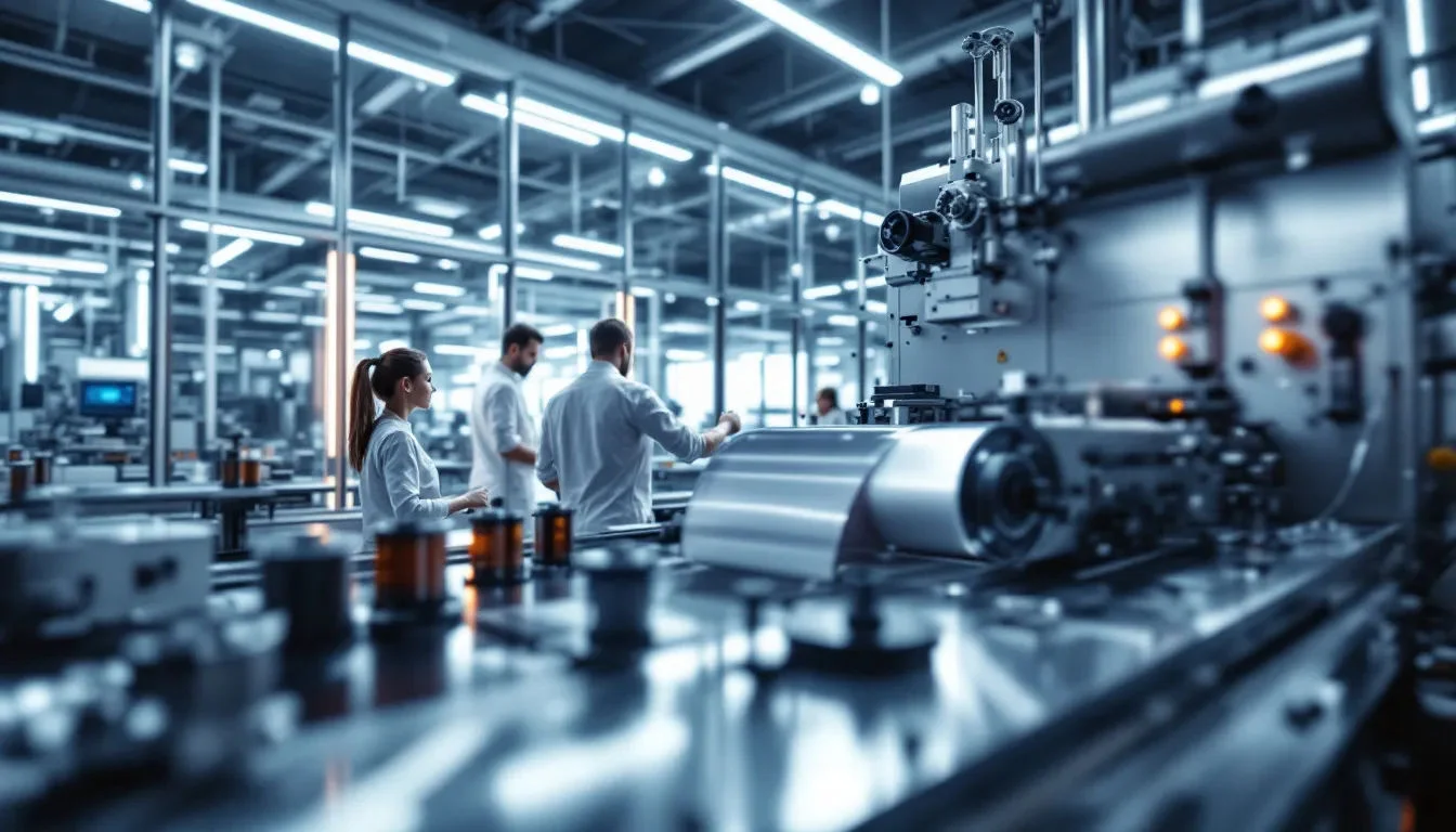 Hochleistungs-PEN-Folie für anspruchsvolle Anwendungen In der modernen Produktionsanlage für hochwertige Folienverarbeitung sieht man Maschinen, die PET-Folien und Teonex-Folien effizient bearbeiten. Diese Industrieumgebung ist auf die Herstellung von Klebebändern und Isolationsmaterialien spezialisiert, wobei fortschrittliche Technologien wie CMC Klebetechnik und breite Bandgap-Leistungshalbleiter zum Einsatz kommen.